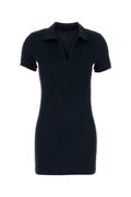 Gucci Women Navy Blue Jersey Polo Dress