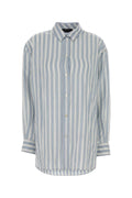 Gucci Women Embroidered Silk Oversize Shirt