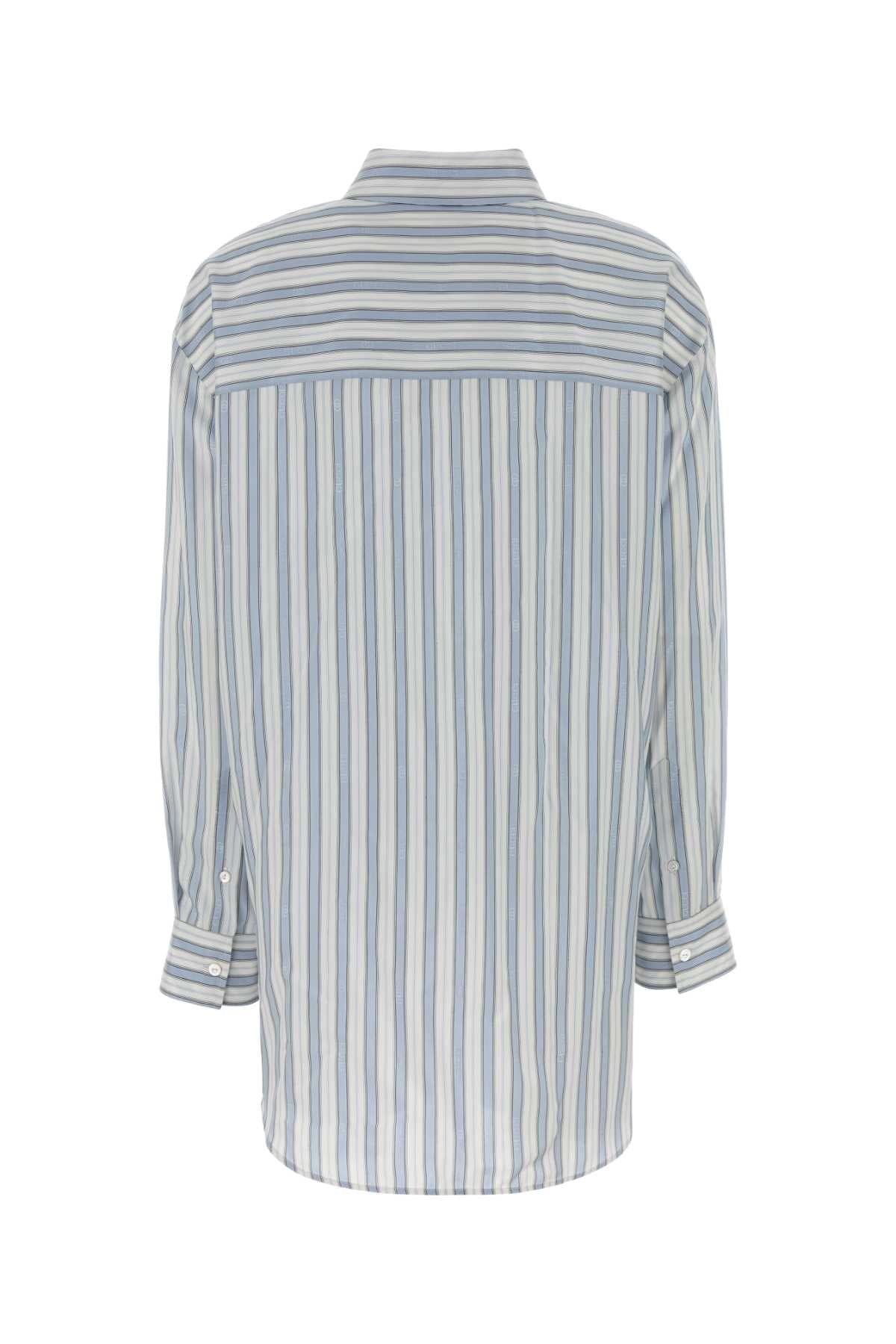 Gucci Women Embroidered Silk Oversize Shirt