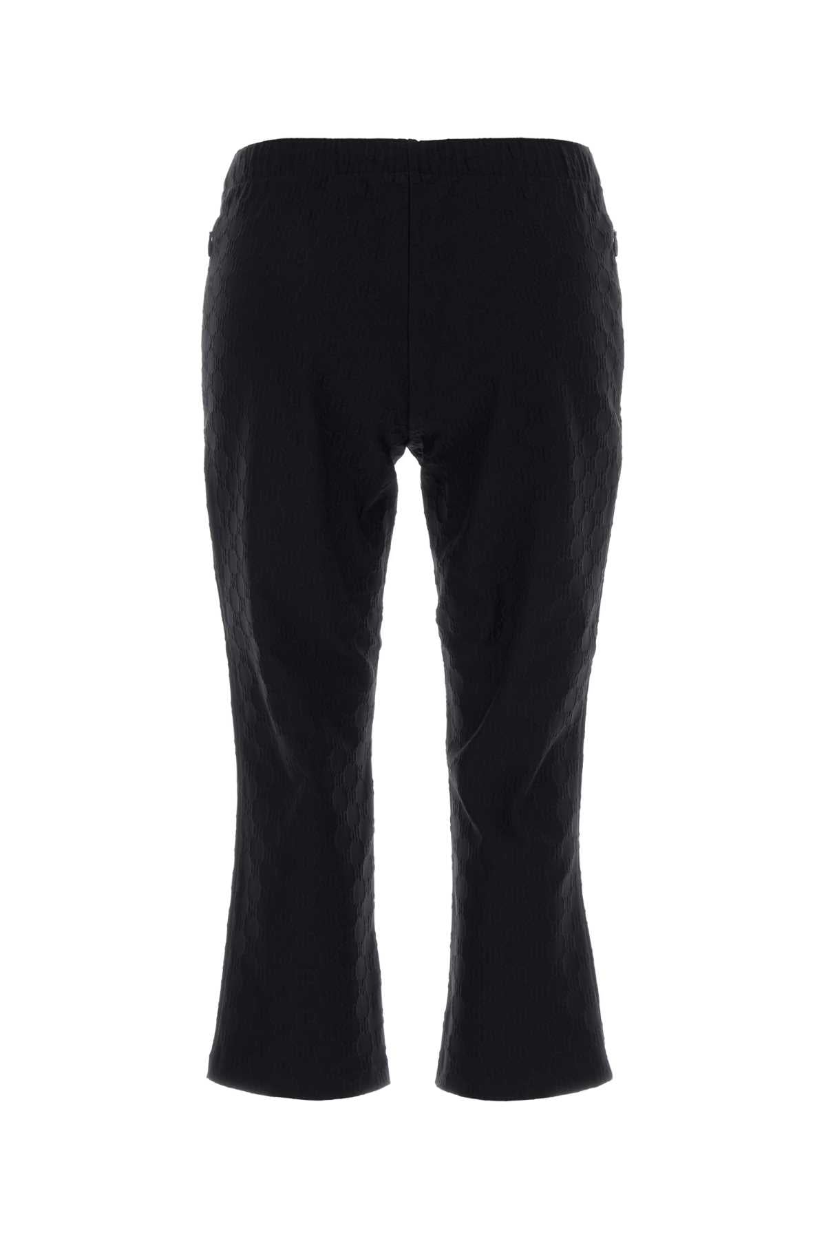 Gucci Women Black Jersey Capri Pant