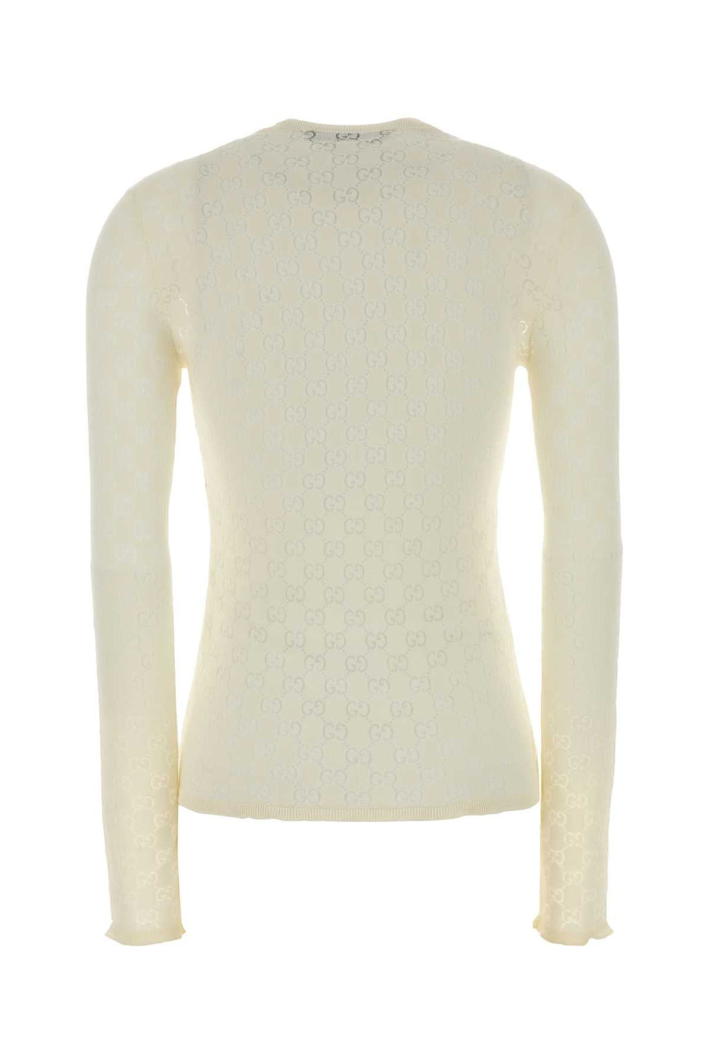 Gucci Women Ivory Gg Cotton Top