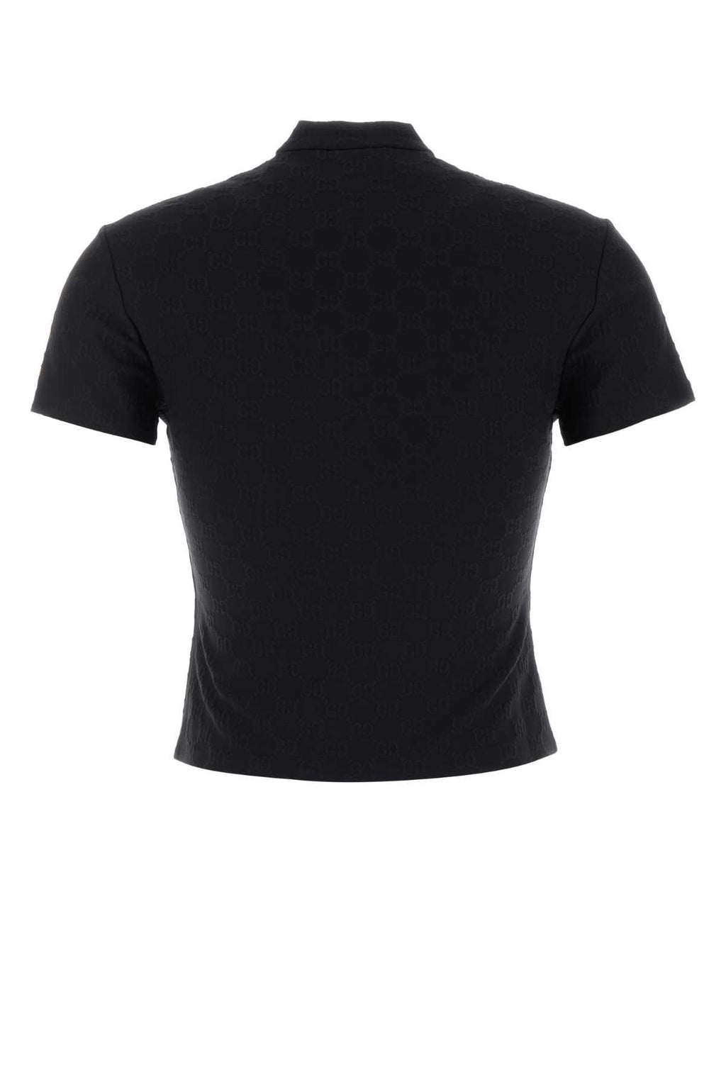 Gucci Women Black Gg Jacquard Top