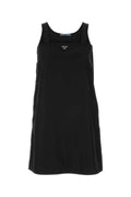 Prada Women Black Re-Nylon Mini Dress
