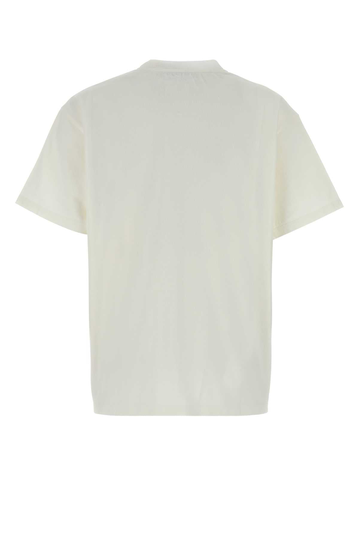 Prada Women White Cotton T-Shirt