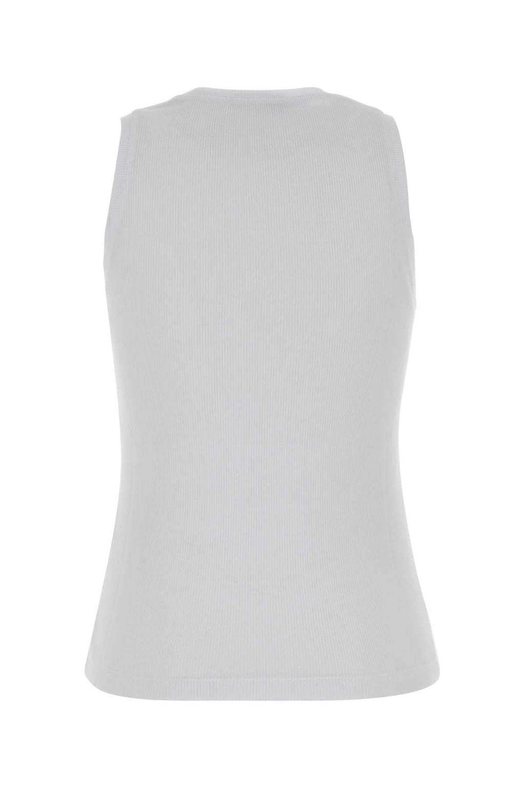 Balmain Women White Cotton Tank Top