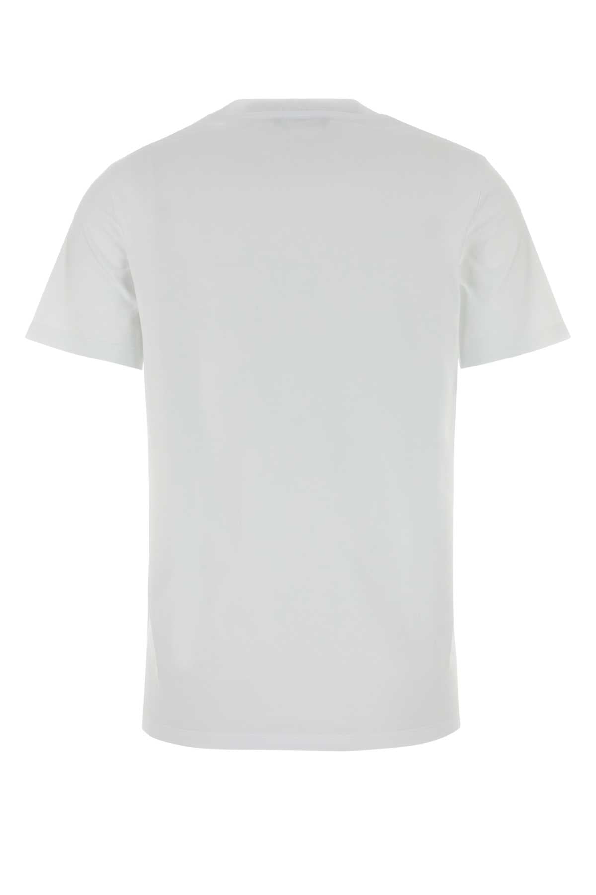 Balmain Women White Cotton T-Shirt