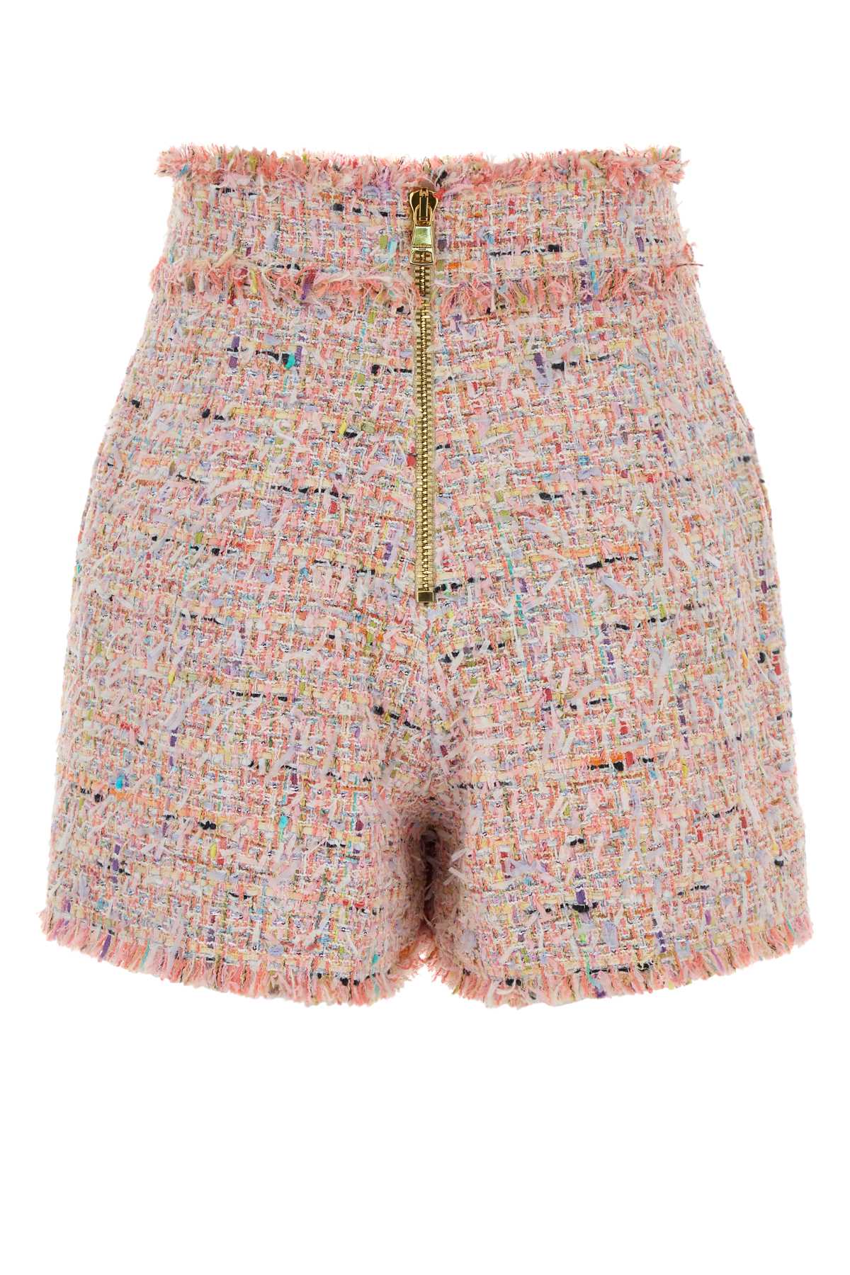Balmain Women Multicolor Tweed Shorts