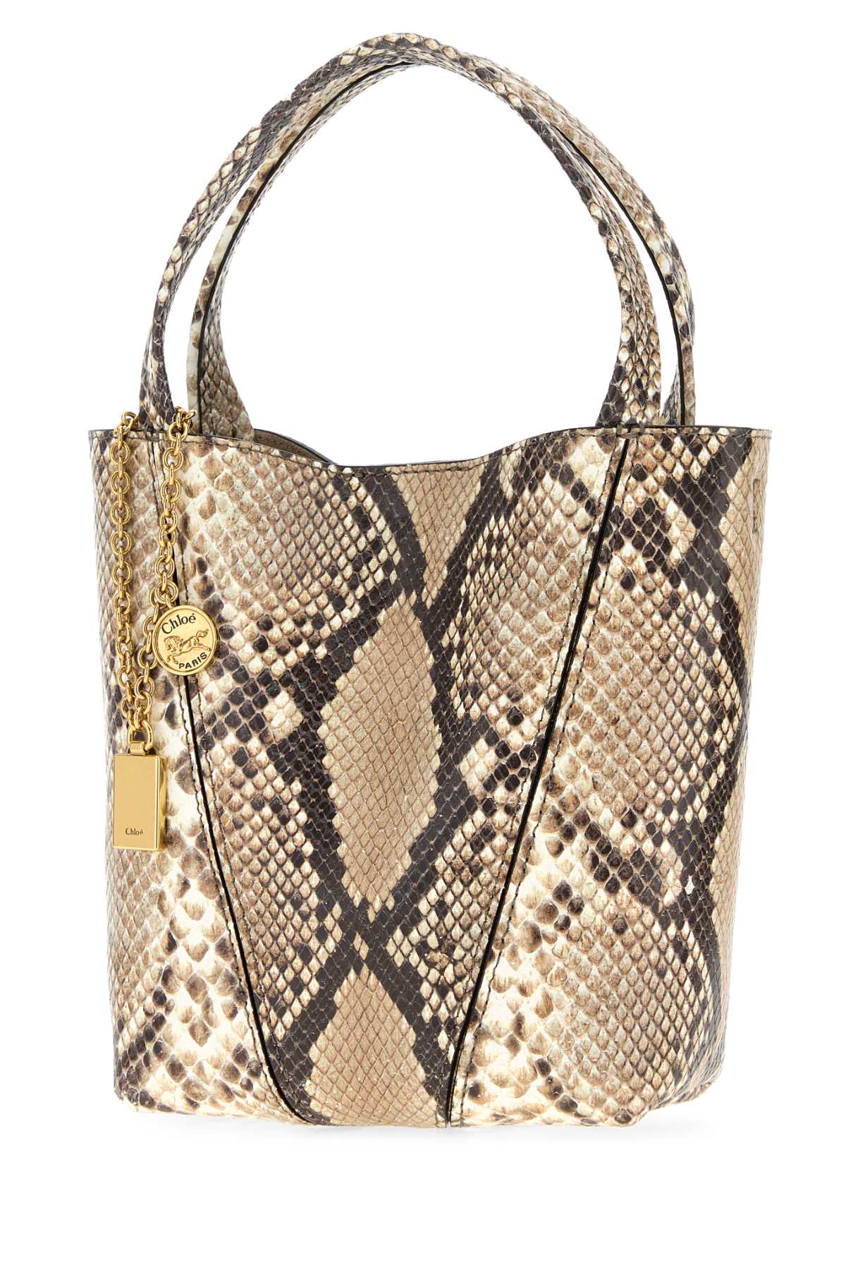 Chloe Women Printed Leather Chloe Spin Handbag
