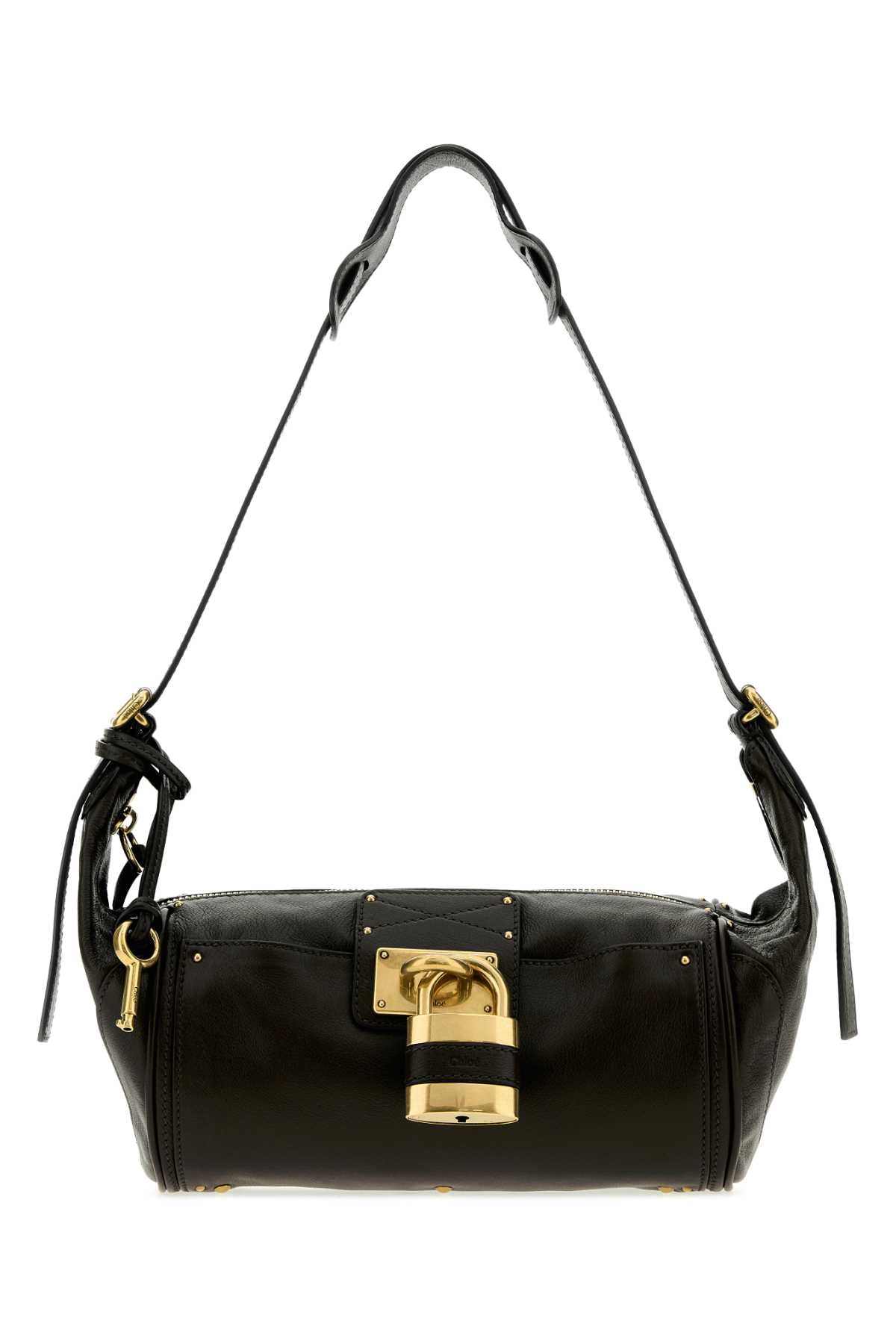 Chloe Women Black Leather Paddington Shoulder Bag
