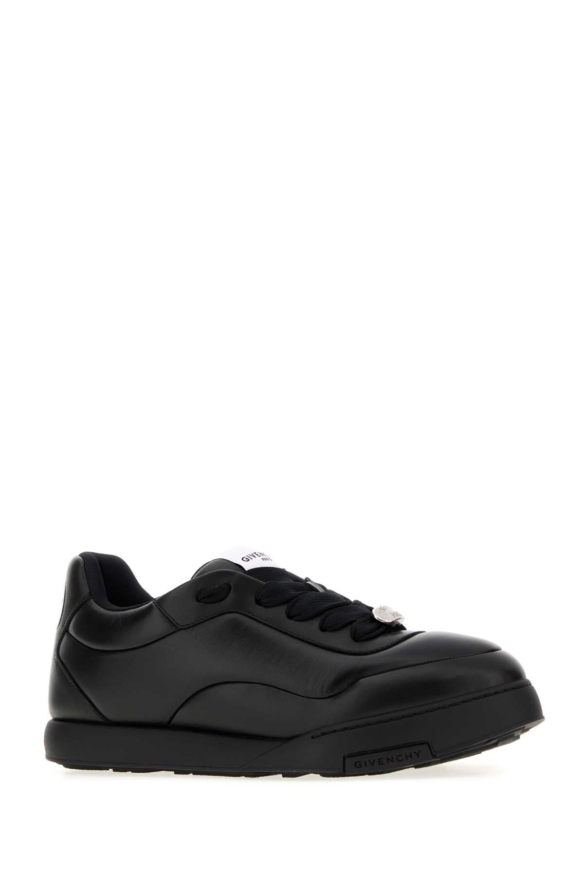 Givenchy Men Black Nappa Leather Givenchy Puffy Yard Sneakers