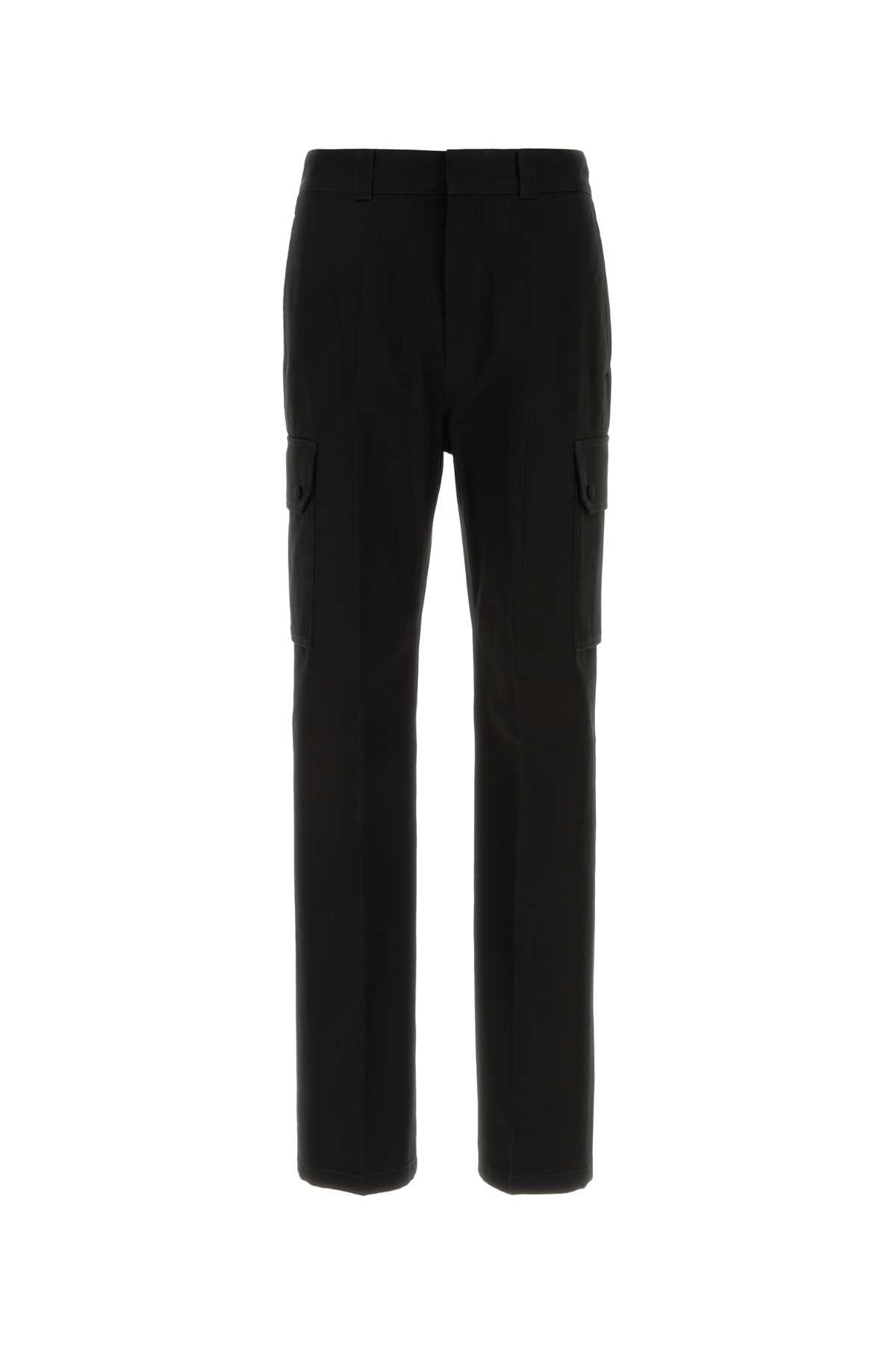 Givenchy Men Black Cotton Cargo Pant