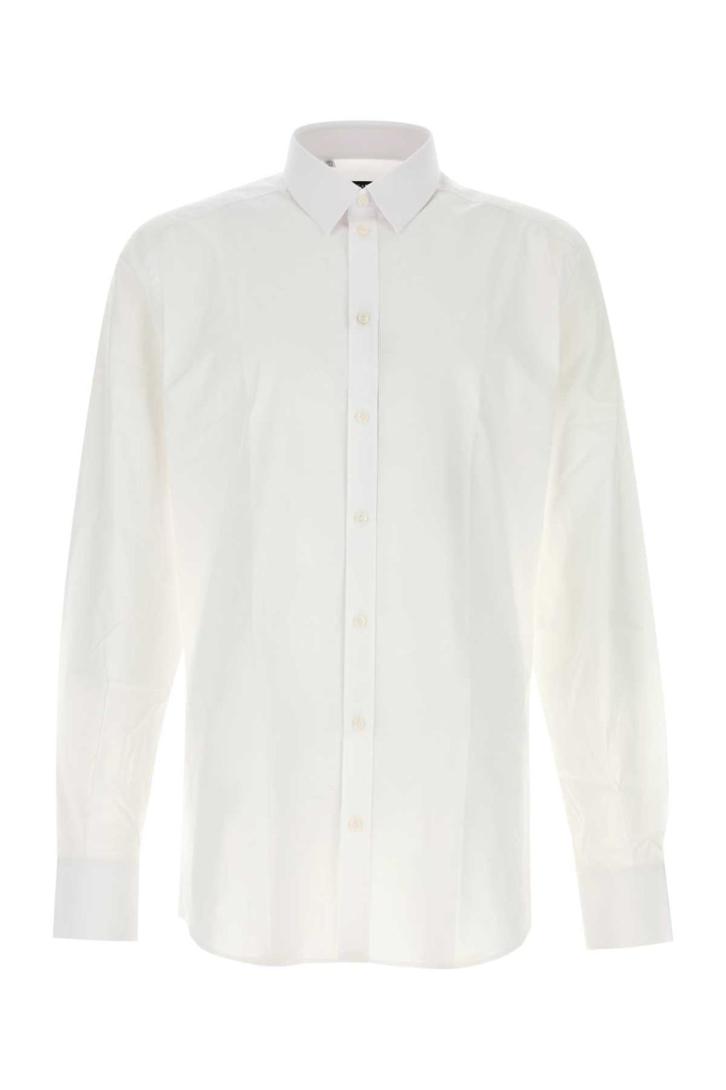 Dolce & Gabbana Men White Poplin Shirt