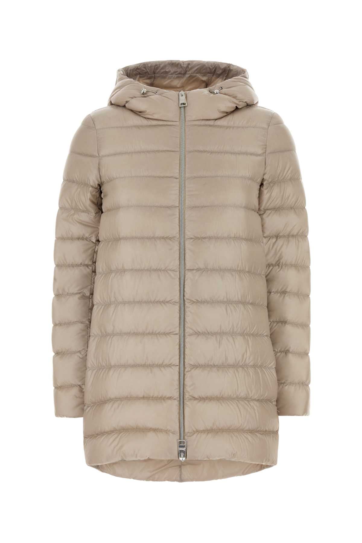 Herno Women Sand Nylon Down Jacket