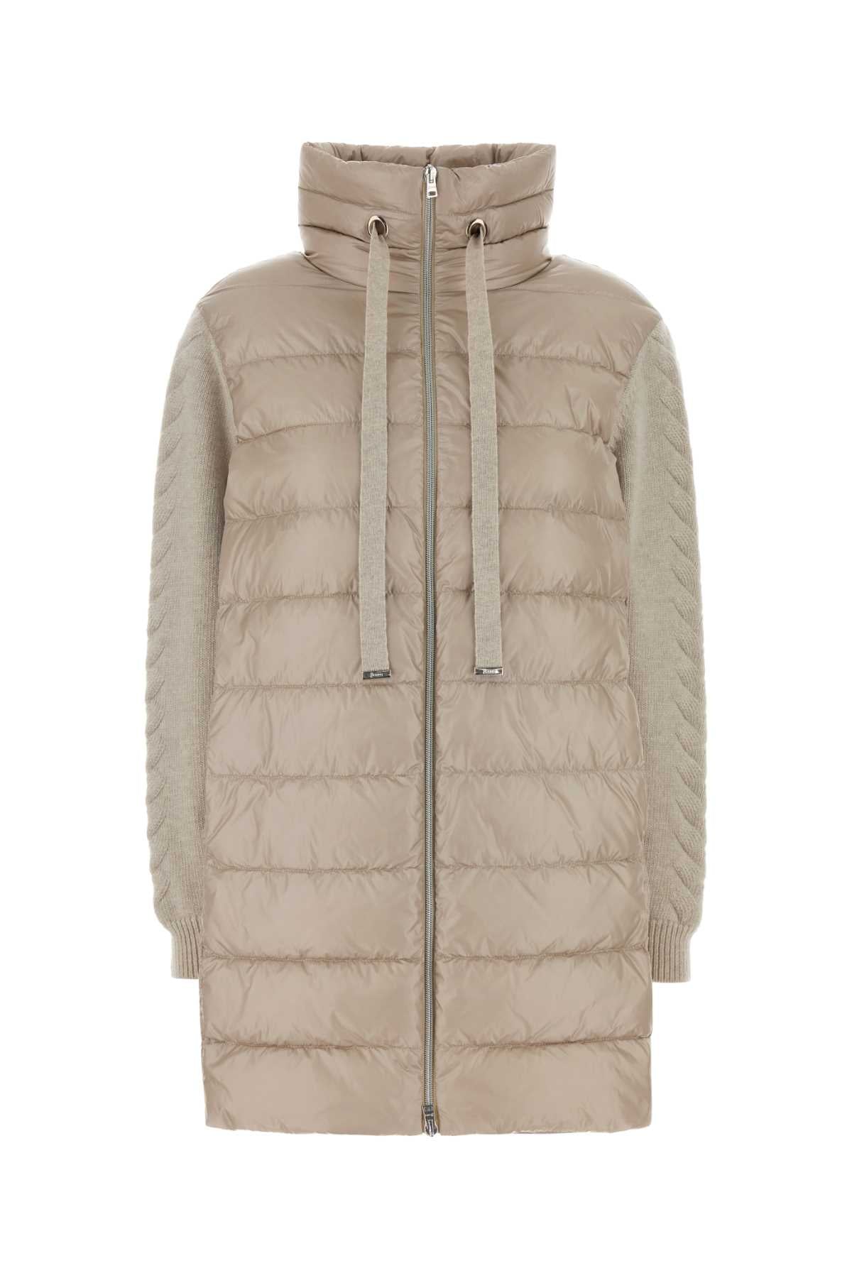 Herno Women Sand Nylon Down Jacket
