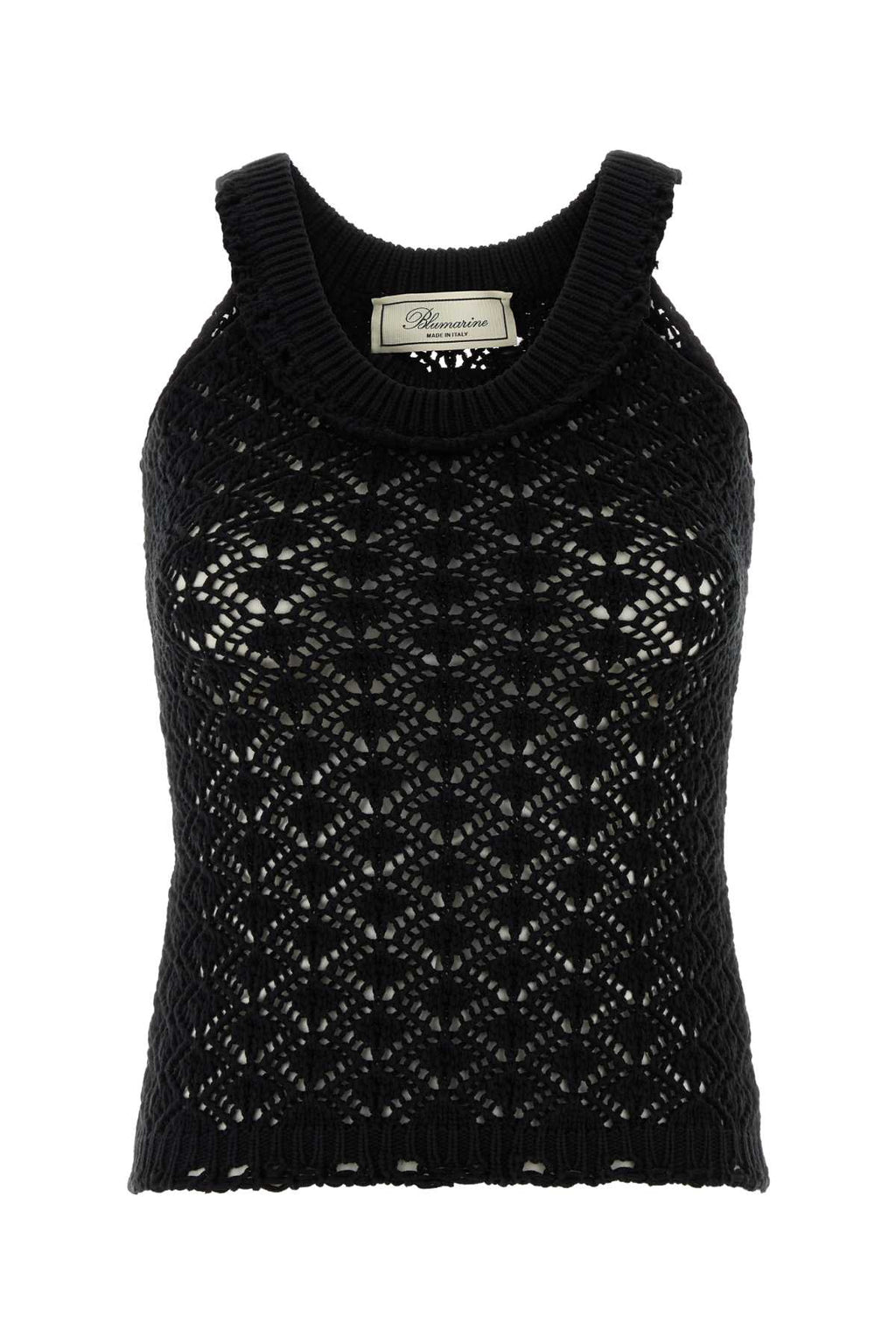 Blumarine Women Black Knit Top