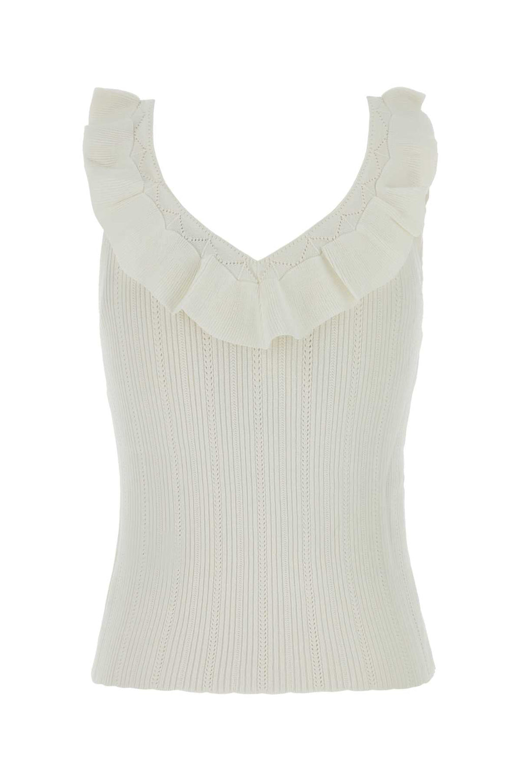 Blumarine Women White Knit Top