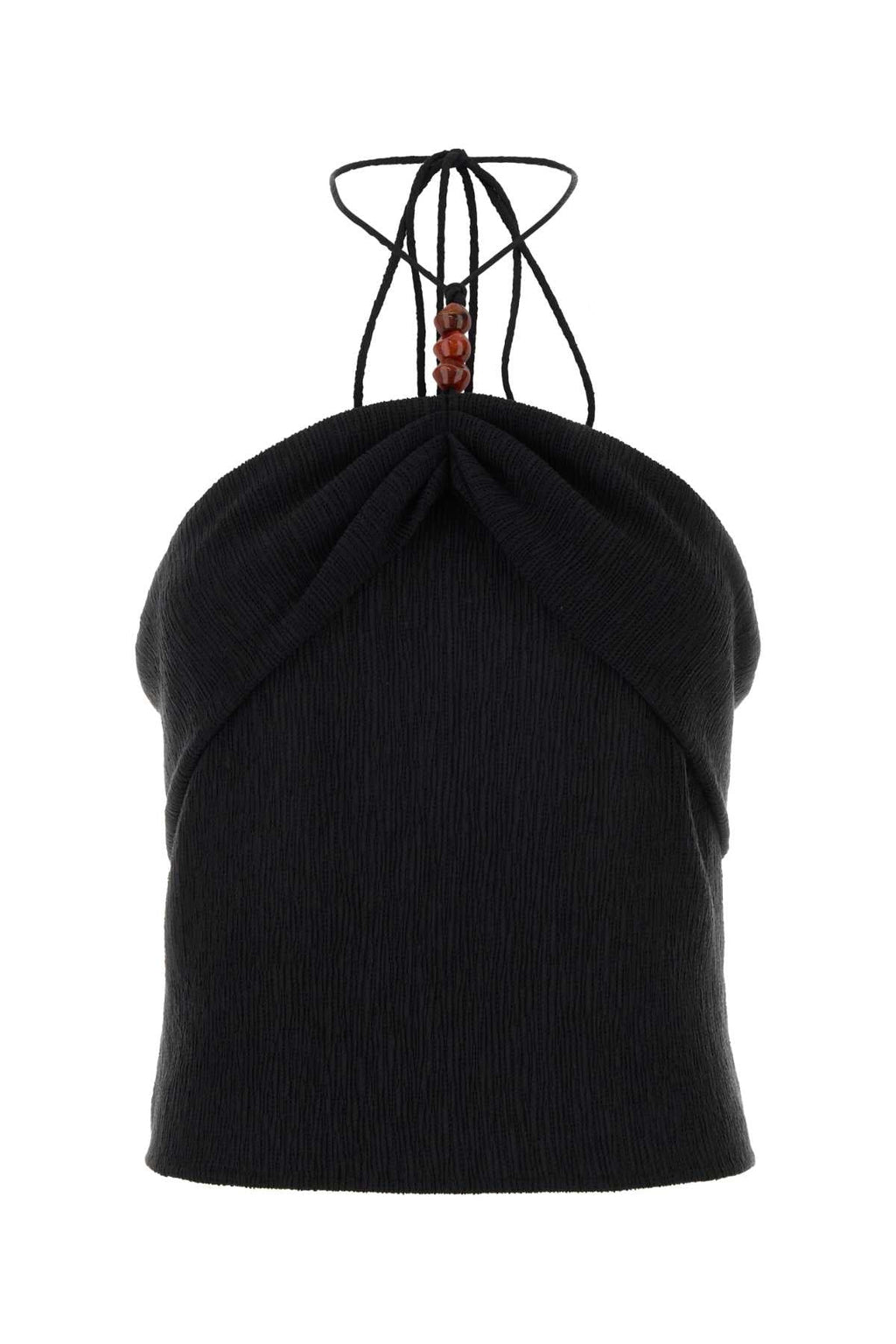 Magda Butrym Women Black Stretch Jersey Top