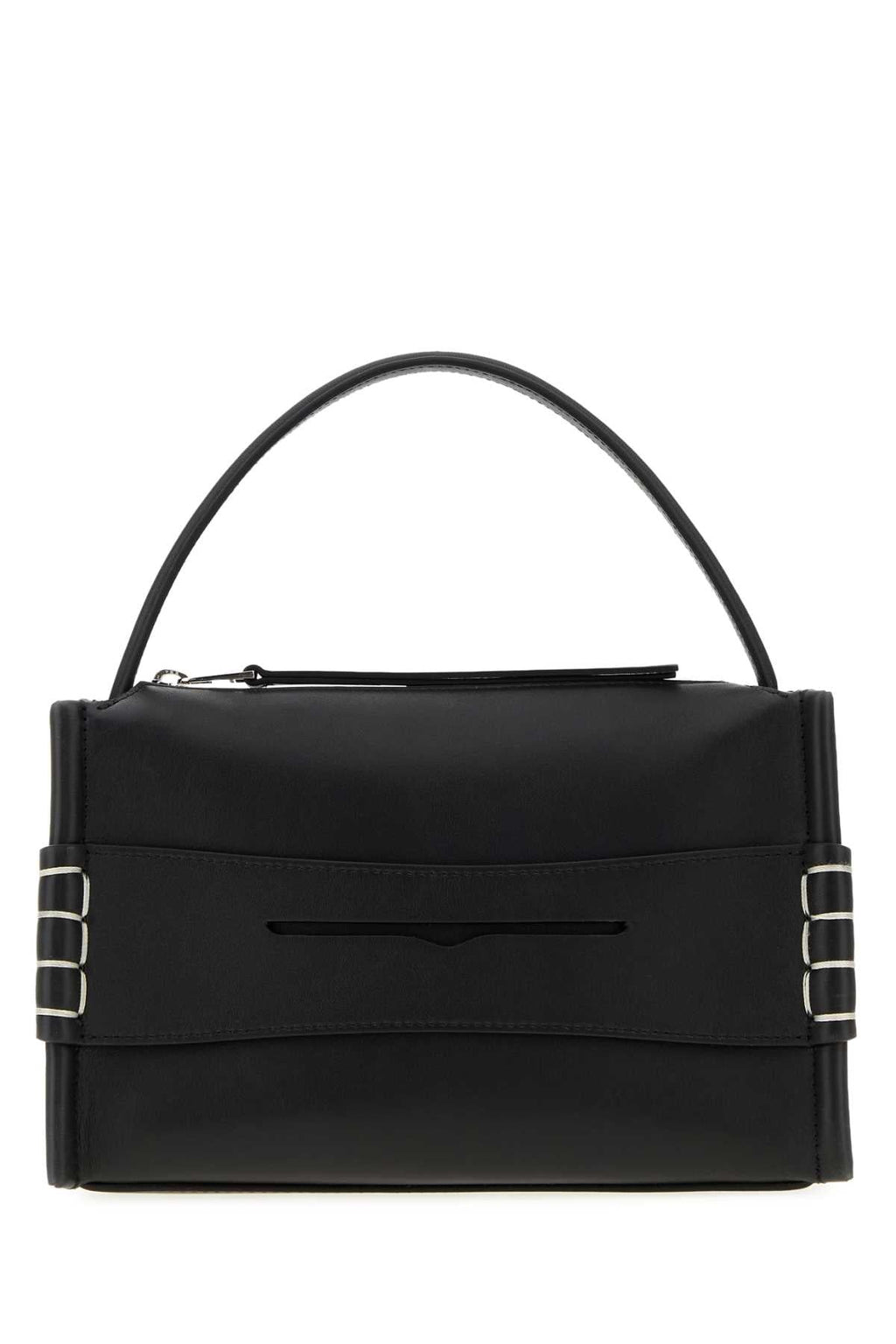 Jw Anderson Women Black Leather Small Loafer Handbag