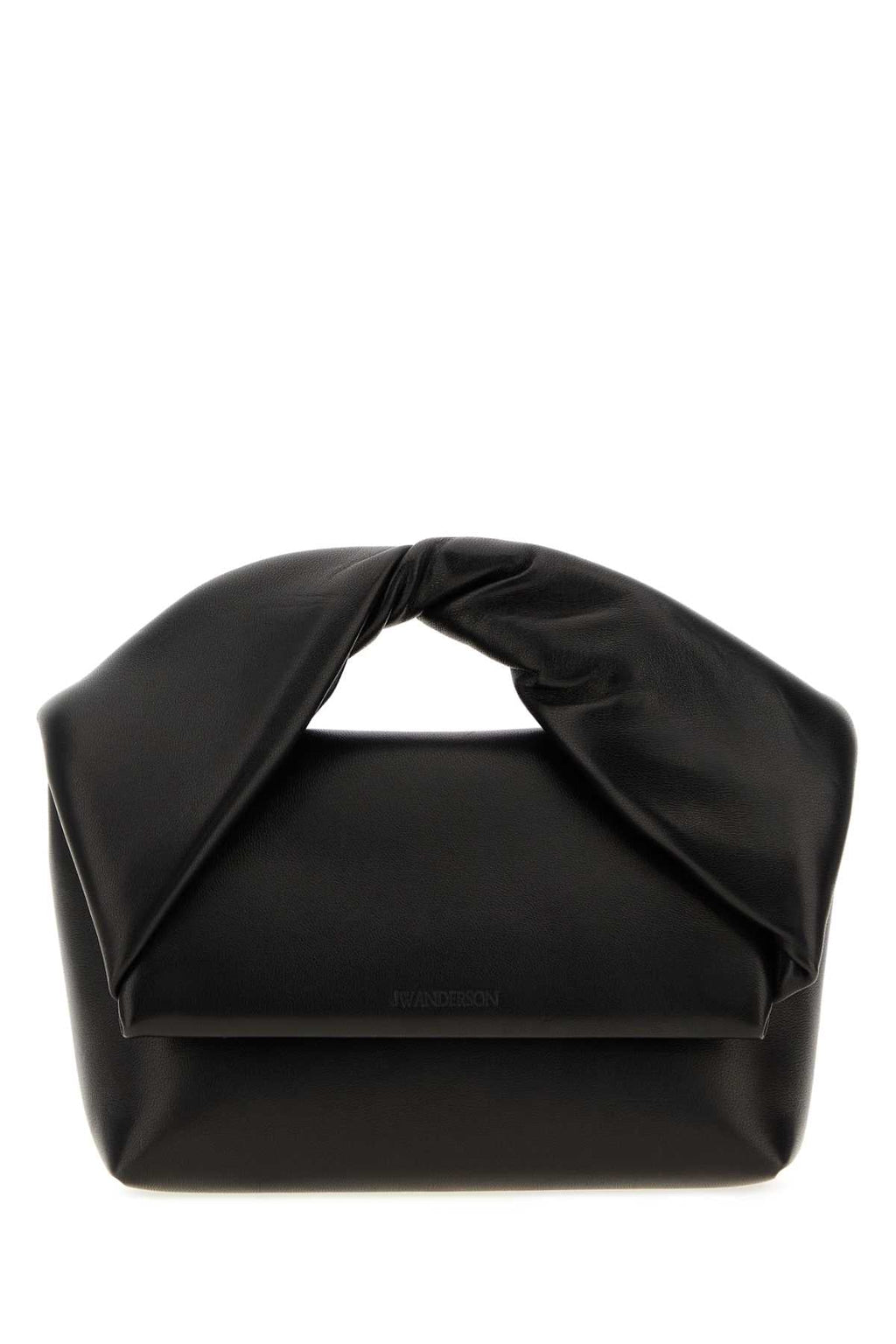 Jw Anderson Women Black Leather Mini Twister Handbag