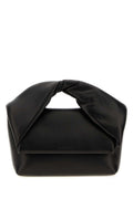 Jw Anderson Women Black Leather Mini Twister Handbag
