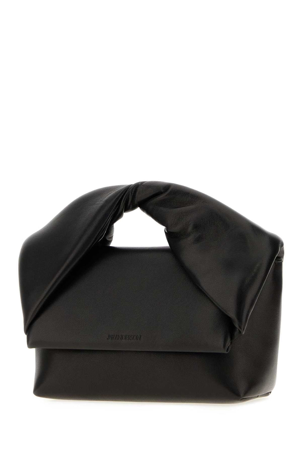 Jw Anderson Women Black Leather Mini Twister Handbag