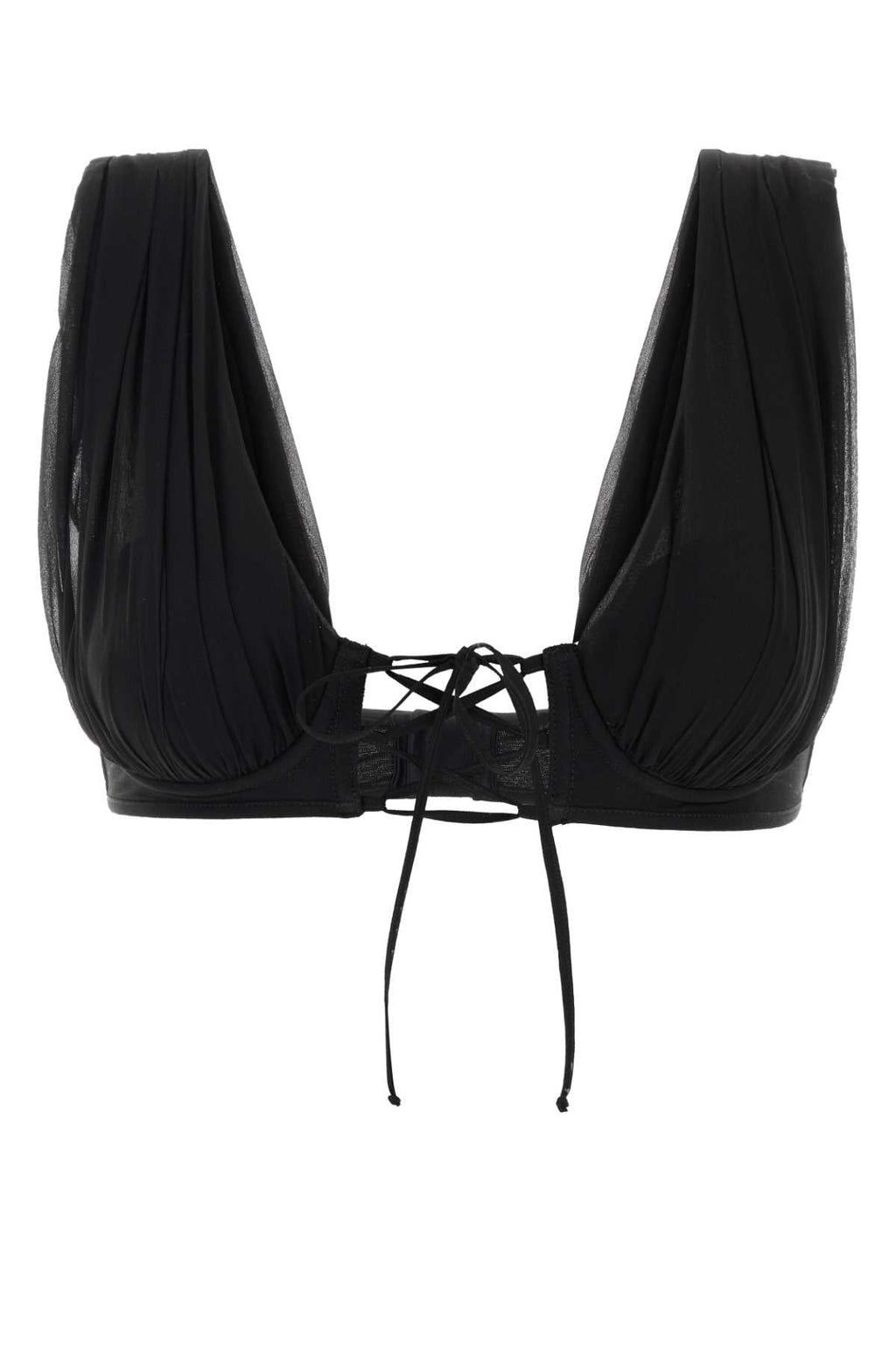 Giuseppe Di Morabito Women Black Silk Bra