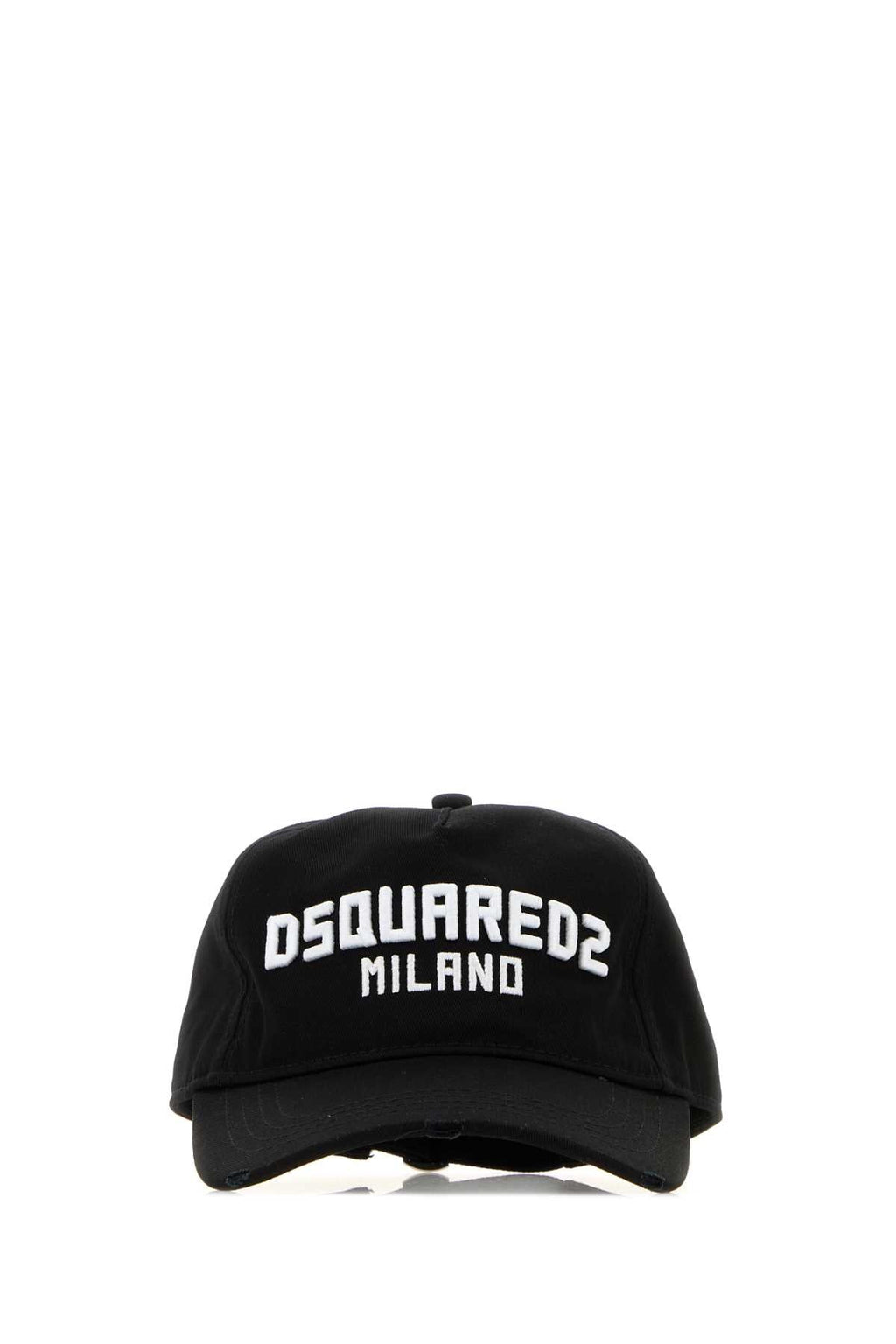 Dsquared Men Black Cotton Baseball Cap