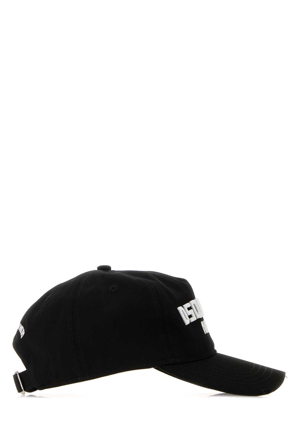 Dsquared Men Black Cotton Baseball Cap