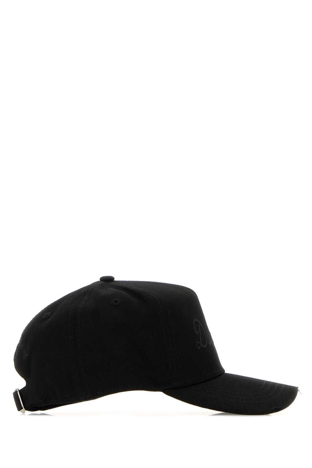 Dsquared Men Black Cotton Baseball Cap