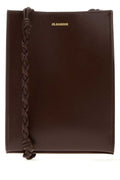 Jil Sander Women Chocolate Leather Small Tangle Shoulder Bag