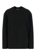 Jil Sander Women Black Cotton T-Shirt