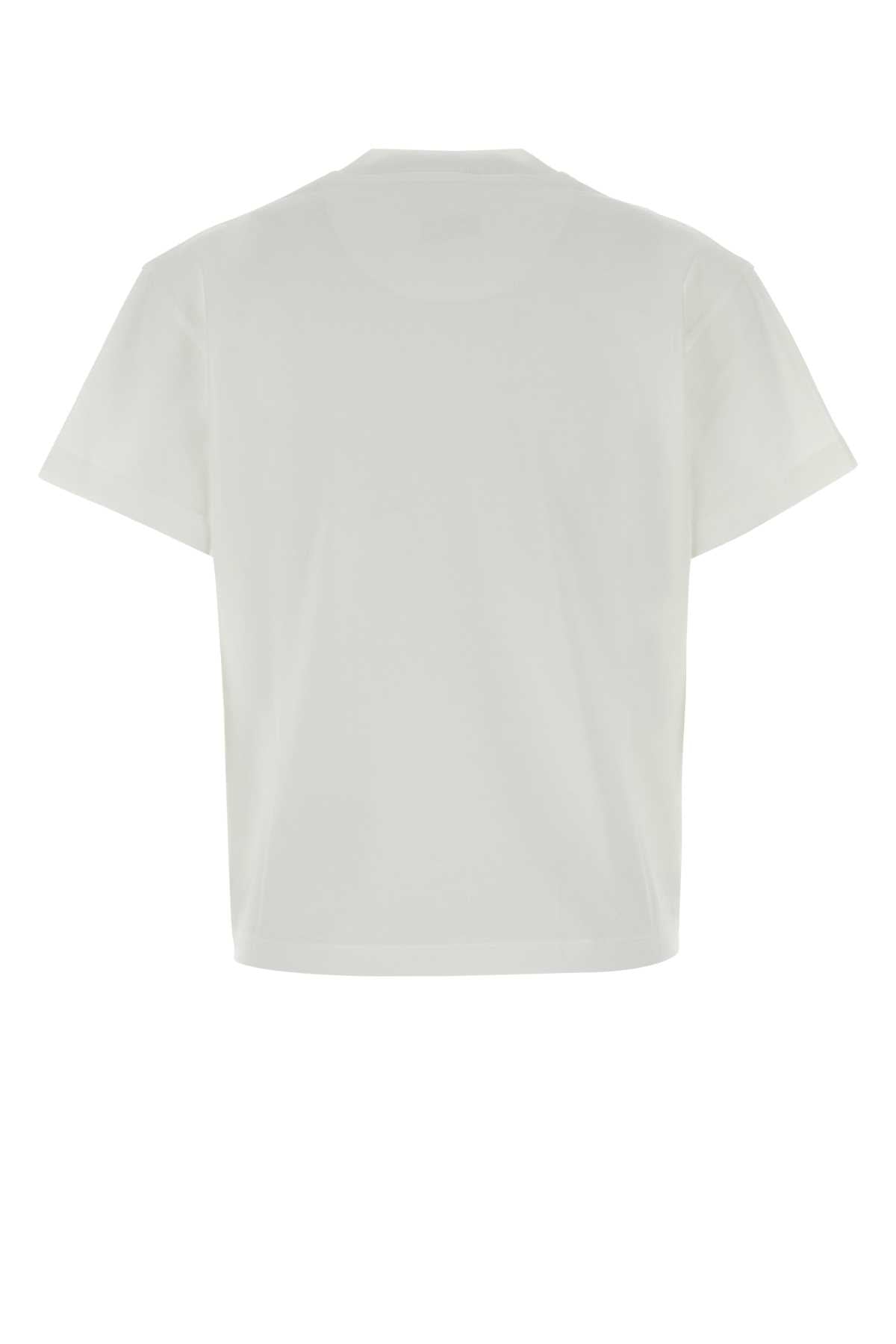 Jil Sander Women White Cotton T-Shirt