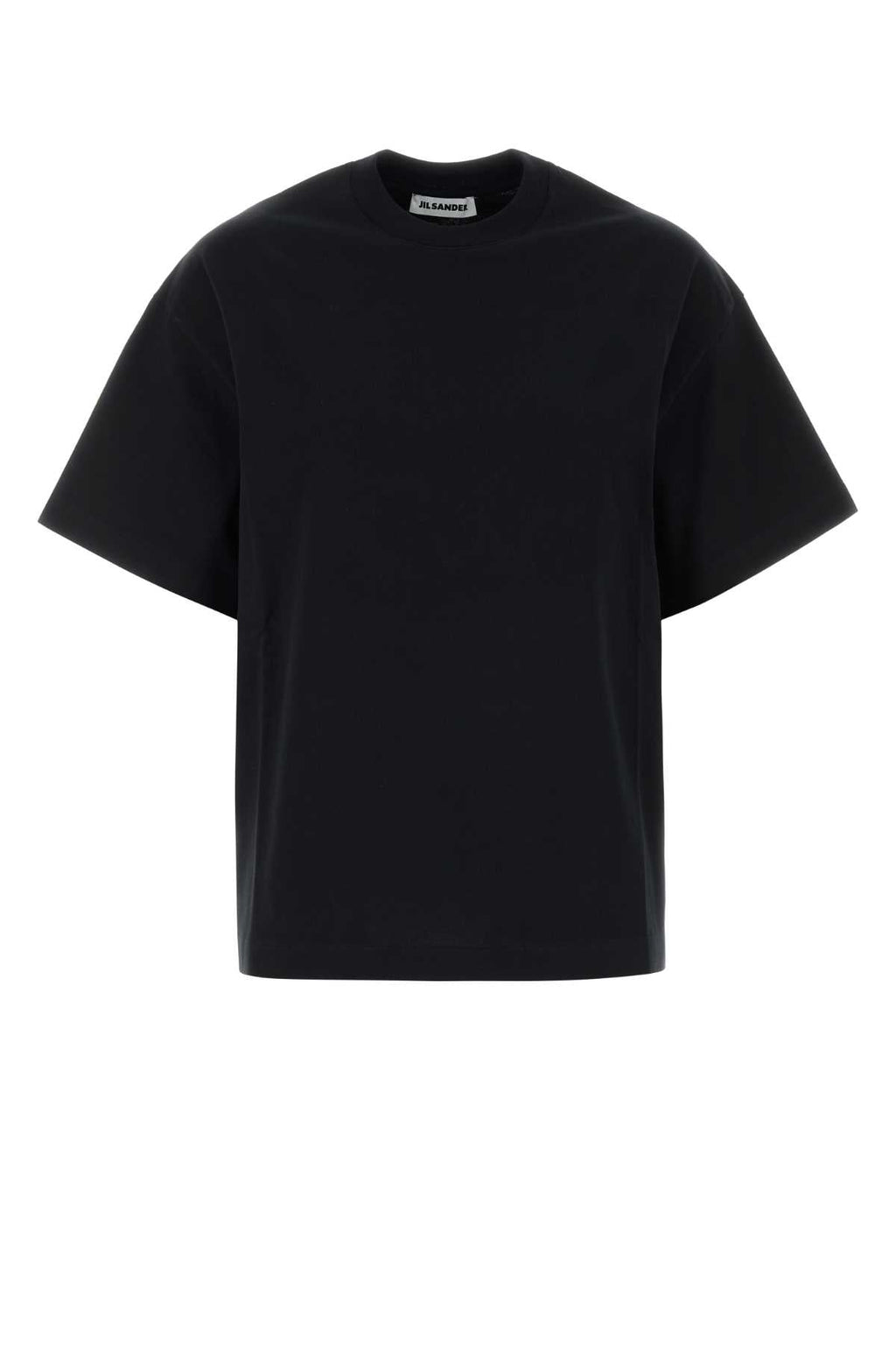 Jil Sander Women Black Cotton T-Shirt