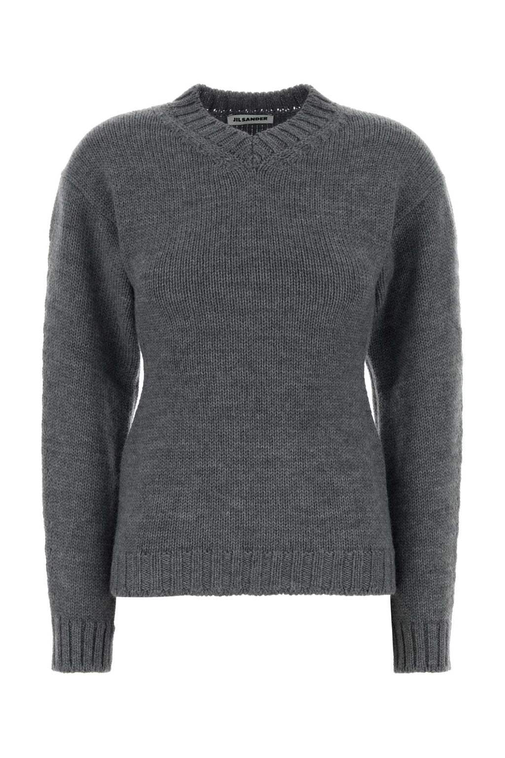 Jil Sander Women Grey Wool Sweater