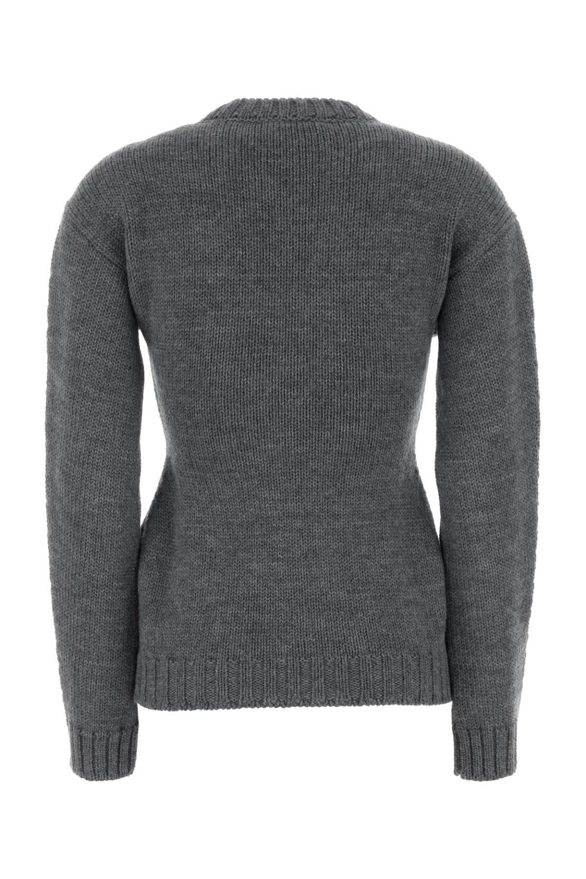 Jil Sander Women Grey Wool Sweater