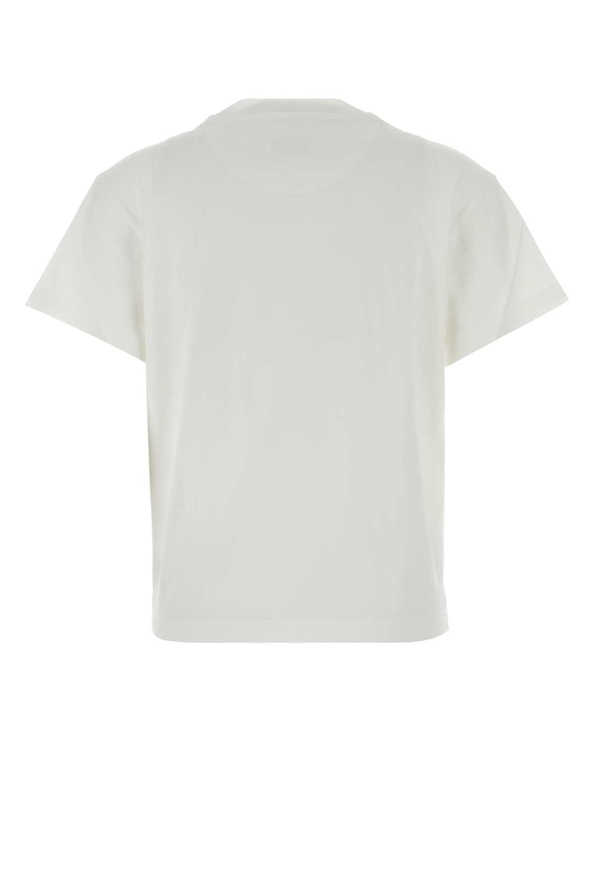 Jil Sander Women White Cotton T-Shirt Set