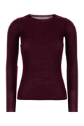 Jil Sander Women Plum Wool Sweater
