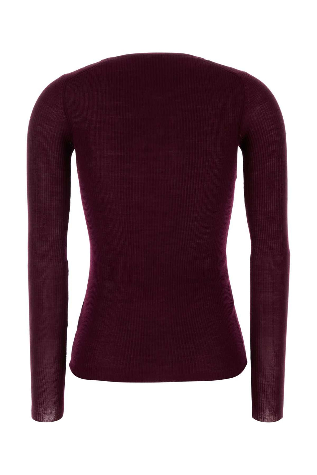 Jil Sander Women Plum Wool Sweater