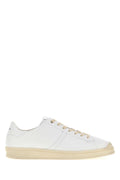 Jil Sander Men White Leather Sneakers