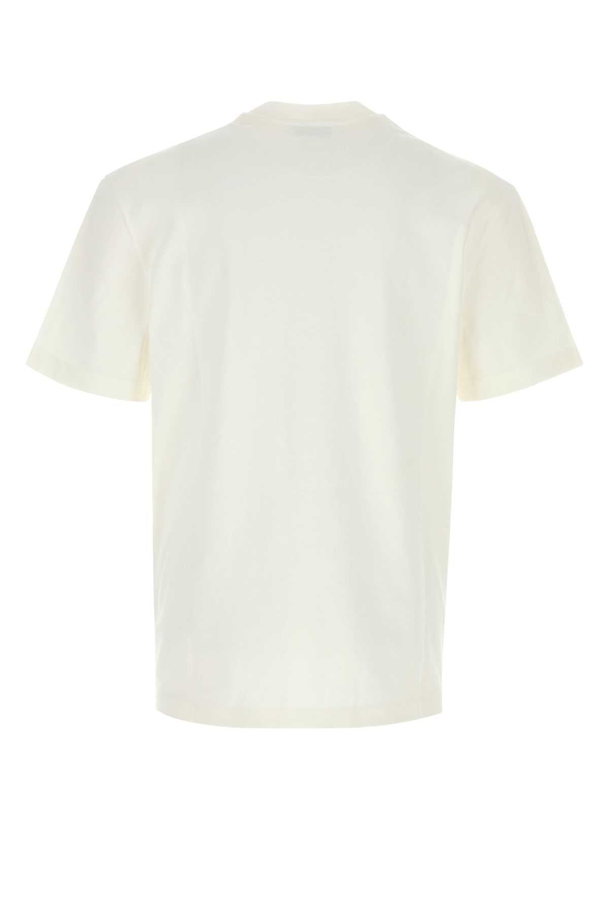 Jil Sander Men White Cotton T-Shirt