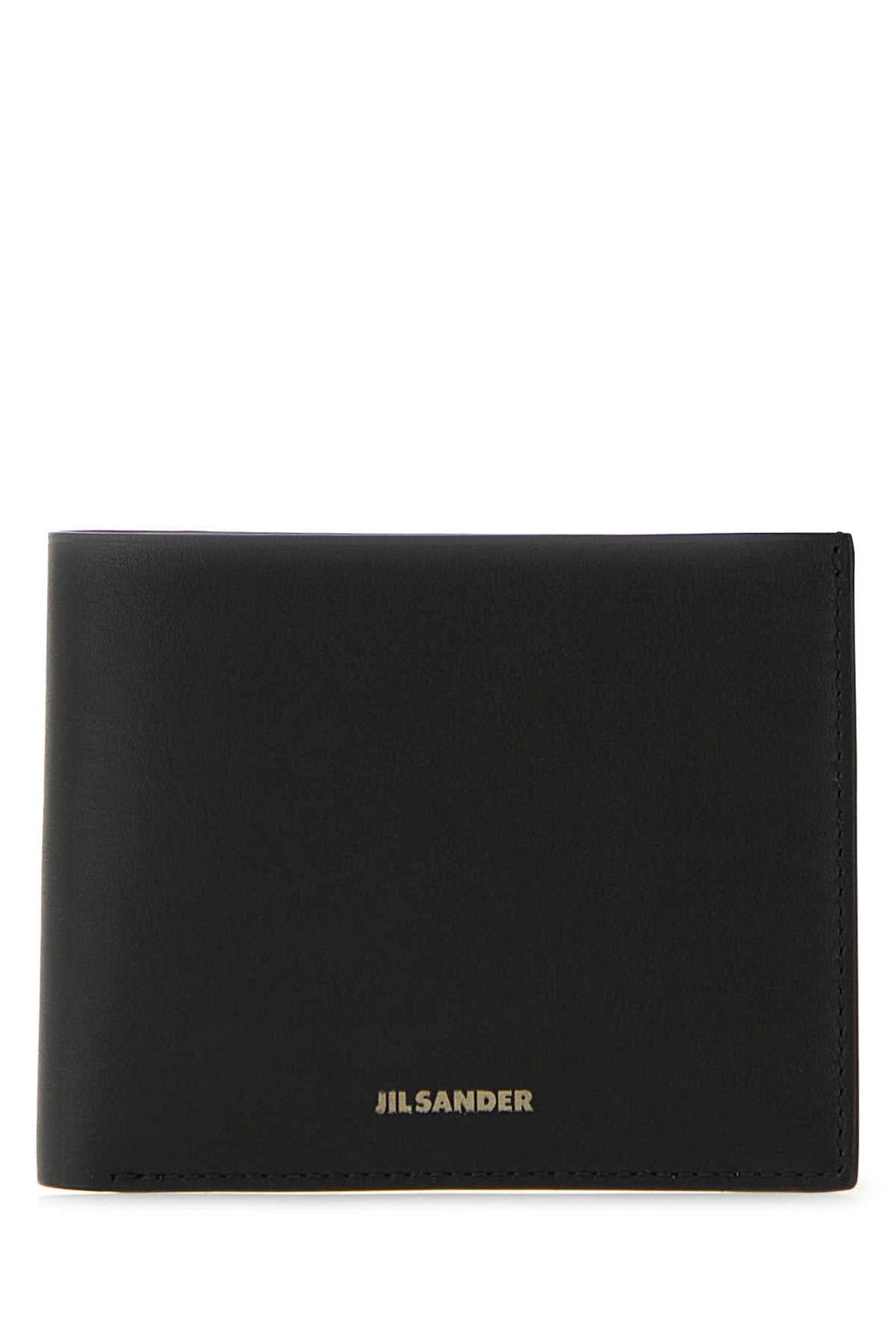 Jil Sander Men Black Leather Wallet