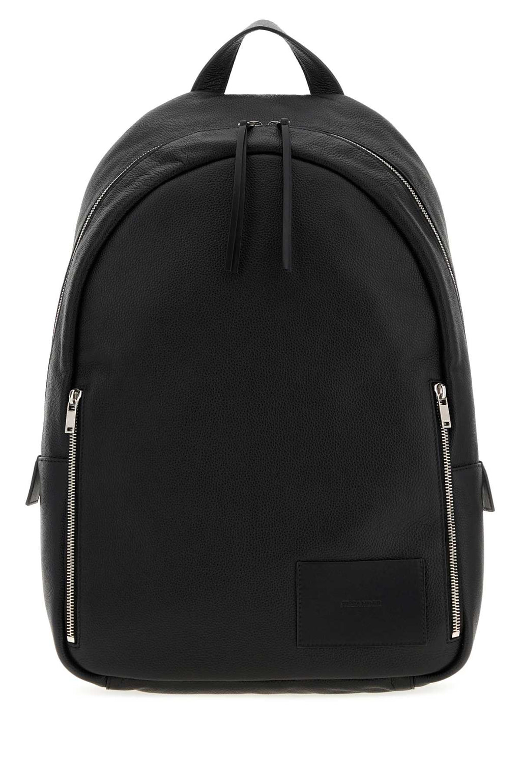 Jil Sander Men Black Leather Backpack