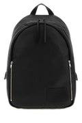 Jil Sander Men Black Leather Backpack