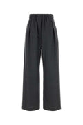 Jil Sander Women Embroidered Wool Wide-Leg Pant