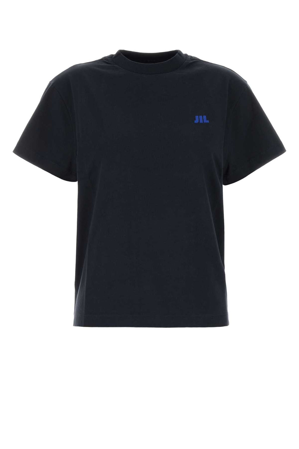 Jil Sander Women Midnight Blue Cotton T-Shirt