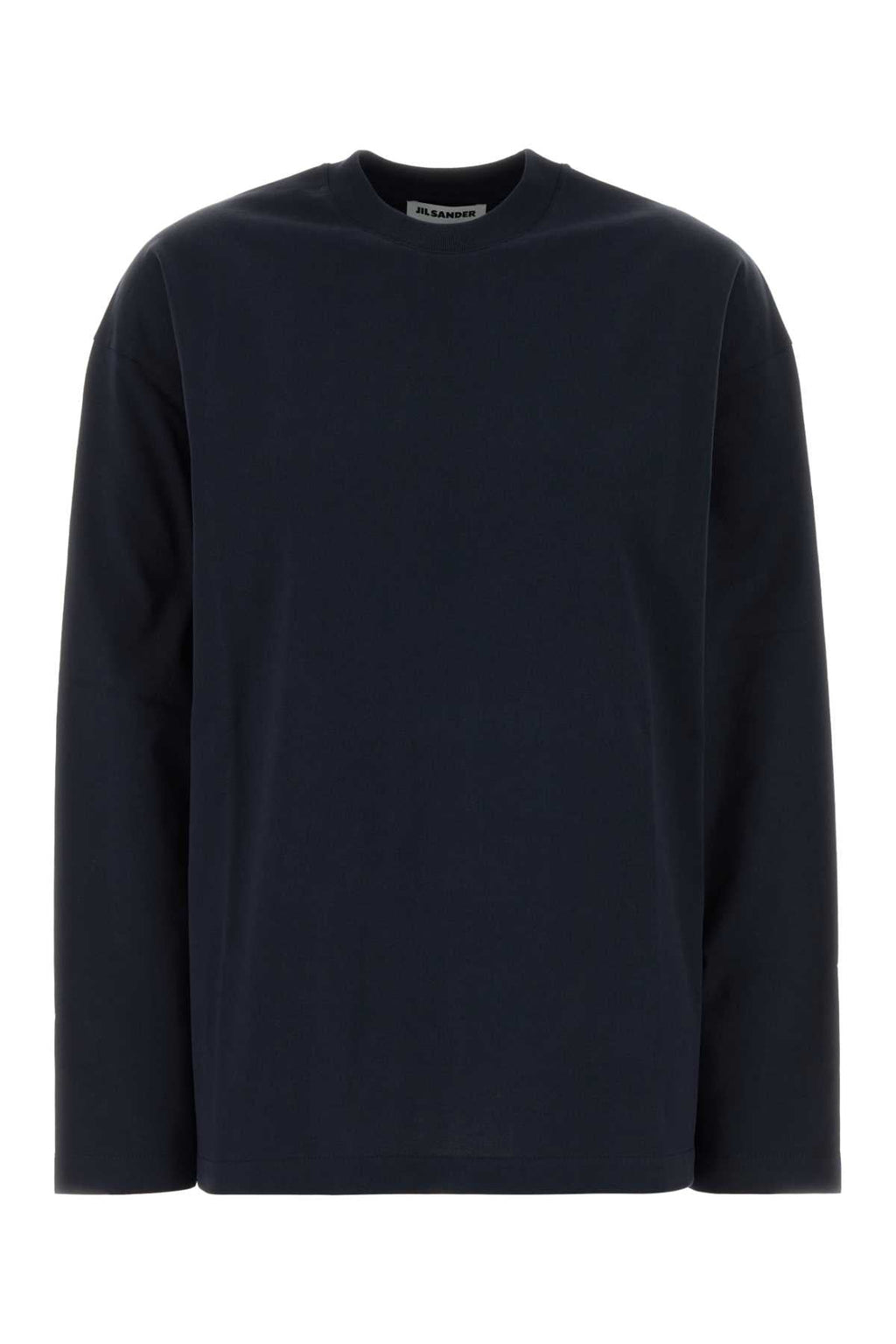 Jil Sander Women Midnight Blue Cotton T-Shirt