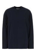Jil Sander Women Midnight Blue Cotton T-Shirt