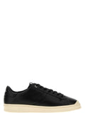 Jil Sander Men Black Leather Sneakers