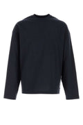 Jil Sander Men Midnight Blue Cotton T-Shirt