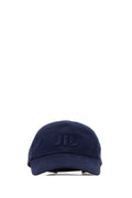Jil Sander Men Navy Blue Twill Baseball Cap
